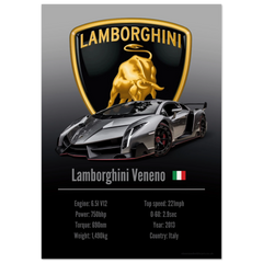 170 Lamborghini Veneno Poster - Accent Collection