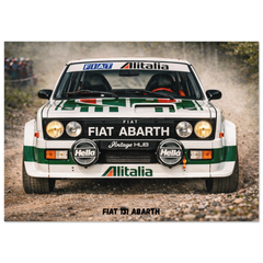 Fiat 131 Abarth Poster - Rally Legends Collection