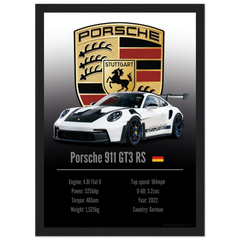 052 Porsche 911 GT3 RS Poster - Accent Collection