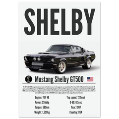 080 Shelby GT500 Poster - Precision Collection