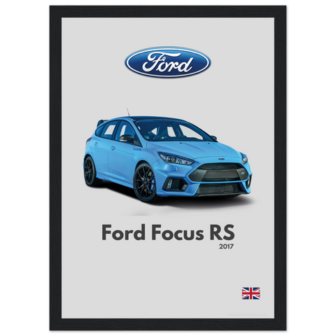442 Ford Focus RS Poster - Minimalist Collection