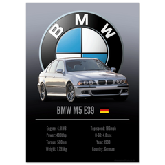 270 BMW M5 E39  Poster - Accent Collection