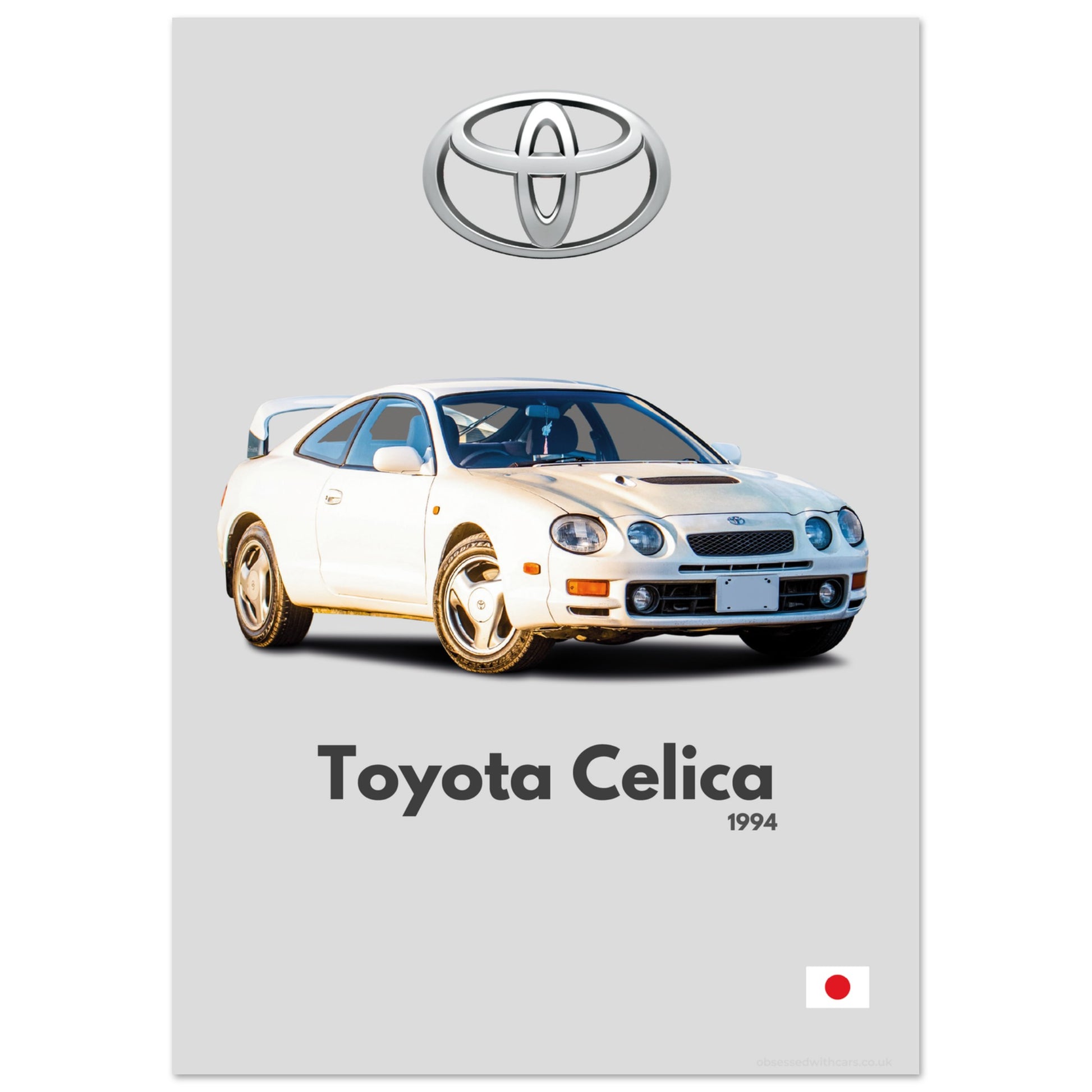 Toyota Celica GT-Four Poster - Minimalist Collection