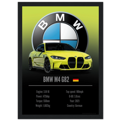 020 BMW M4 G82 Poster - Accent Collection
