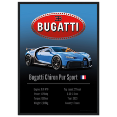 042 Bugatti Chiron Pur Sport Poster - Accent Collection