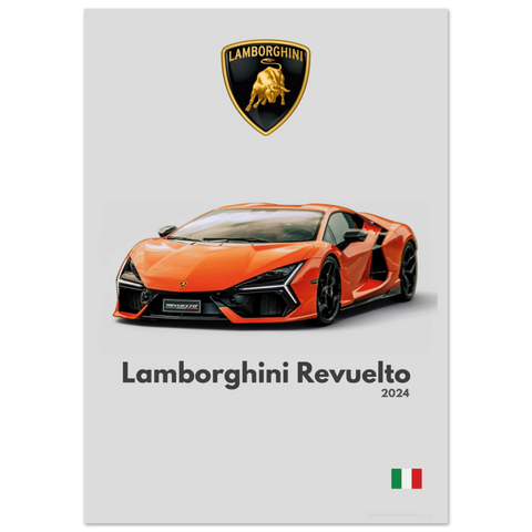 010 Lamborghini Revuelto Poster - Minimalist Collection