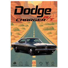 044 Dodge Charger Poster - Abstract Collection