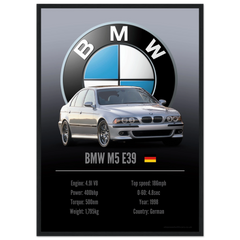 270 BMW M5 E39  Poster - Accent Collection