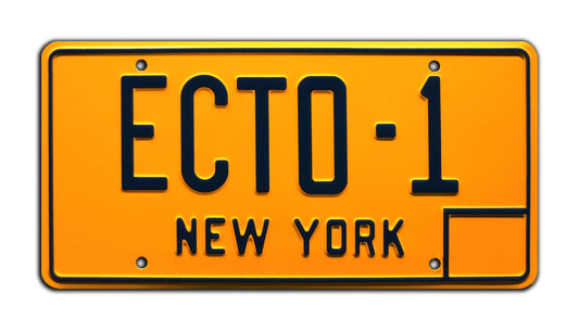 ECTO 1 - Ghostbusters License Plate