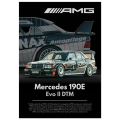 720 Mercedes 190E Evo II DTM Poster