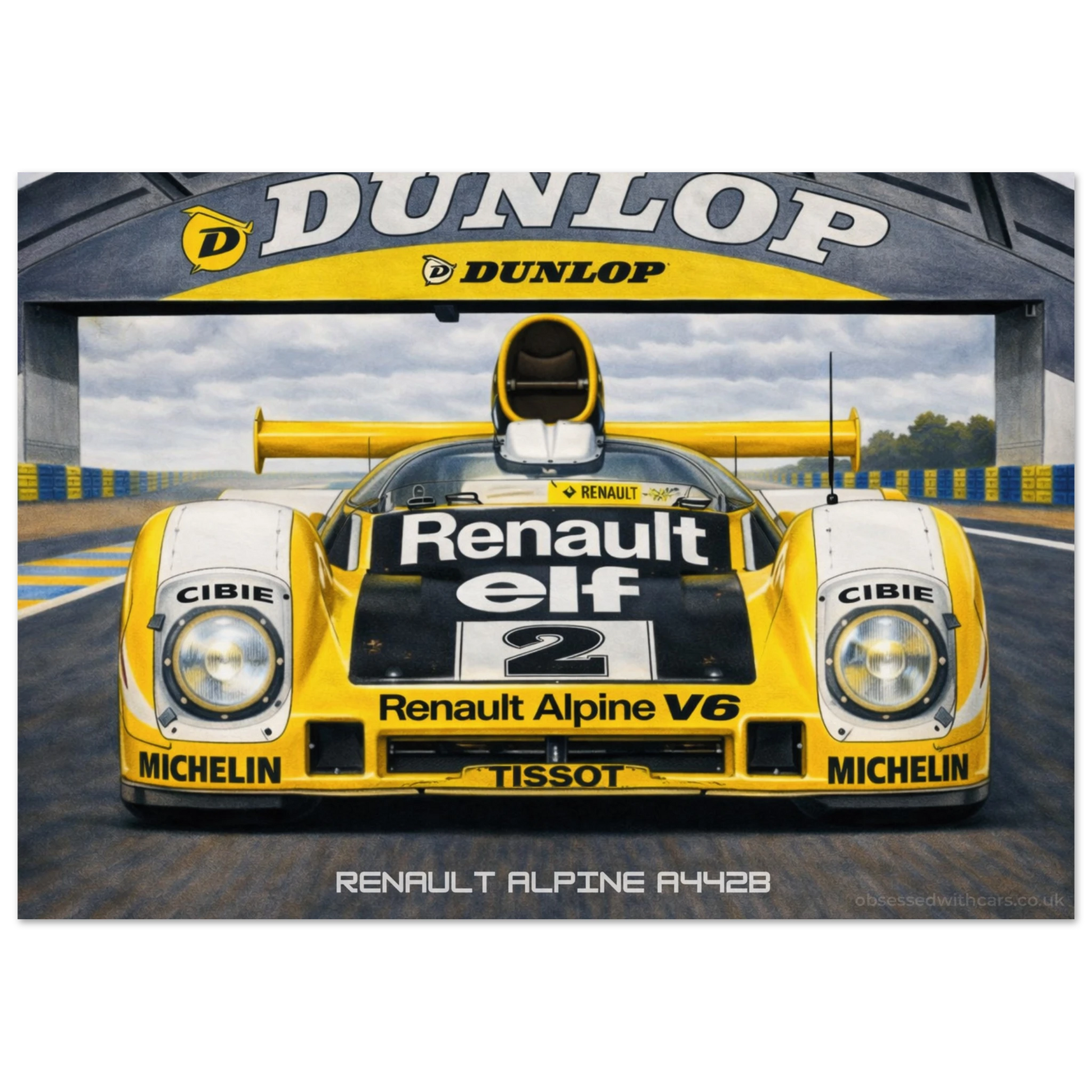 Renault Alpine A442B Poster - Le Mans Legends Collection