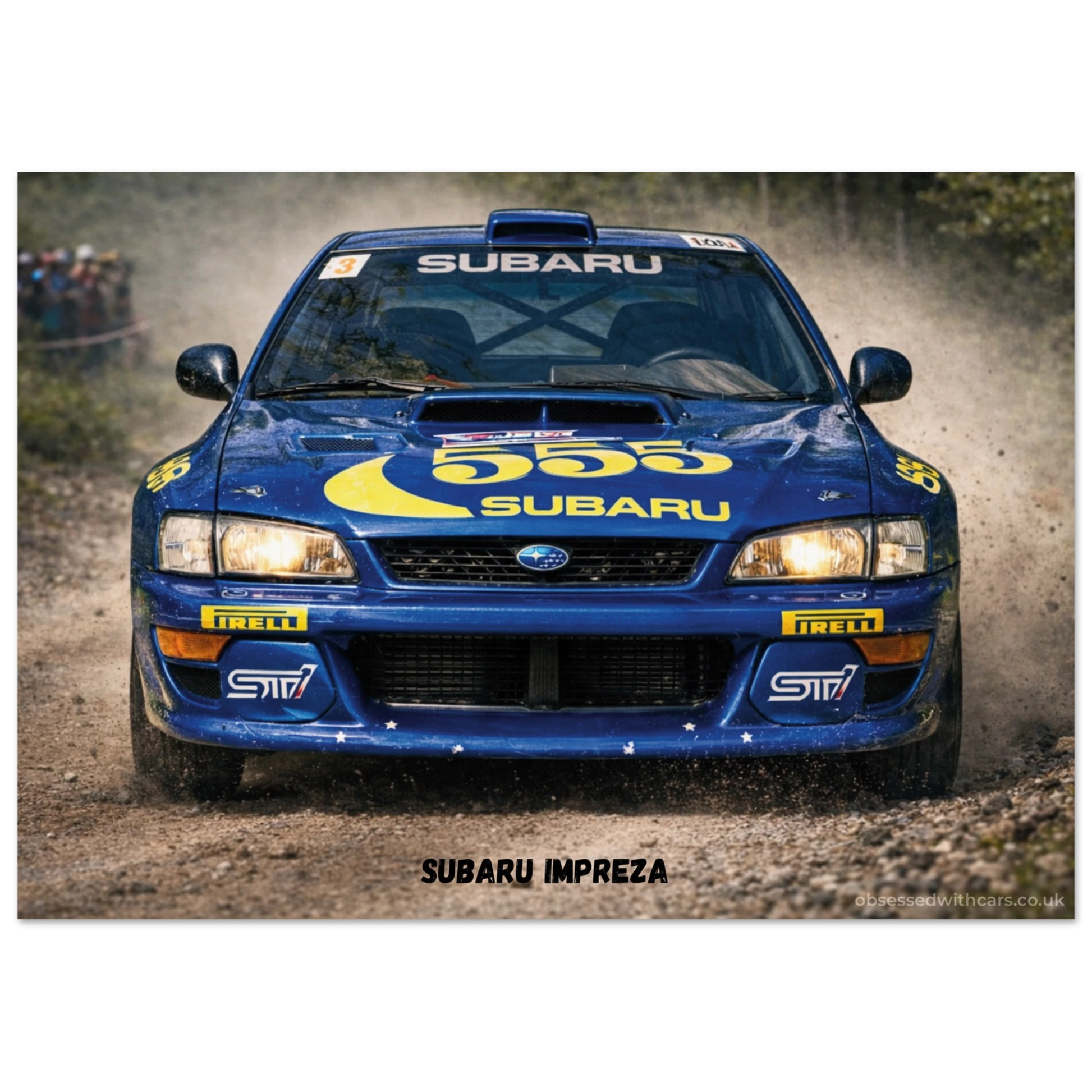 Subaru Impreza Poster - Rally Legends Collection