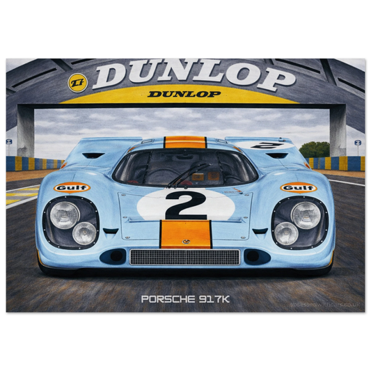 Porsche 917K Poster - Le Mans Legends Collection