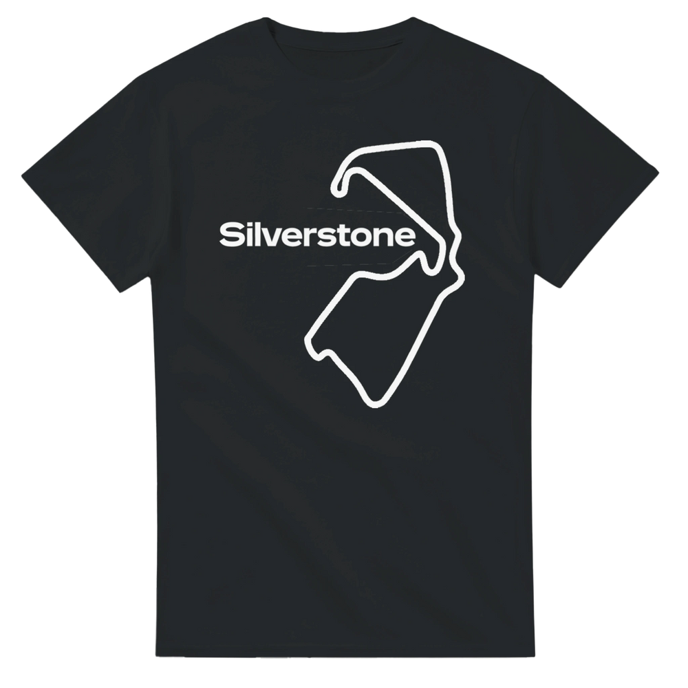 Silverstone Race Track Outline T-Shirt