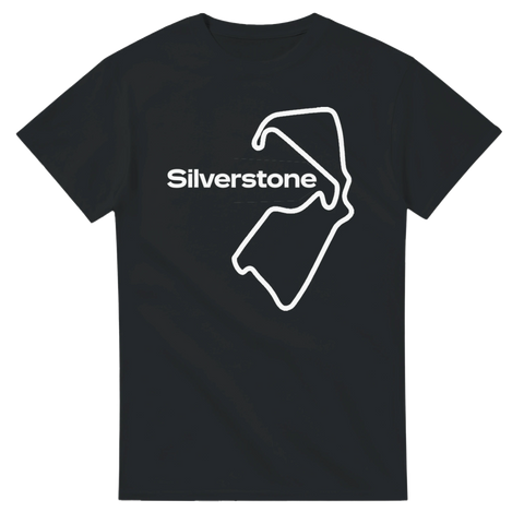 Silverstone Race Track Outline T-Shirt