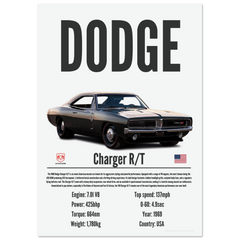 044 Dodge Charger Poster - Precision Collection