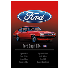 482 Ford Capri GT4 Poster - Accent Collection