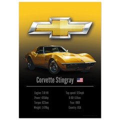 130 Corvette Stingray Poster - Accent Collection