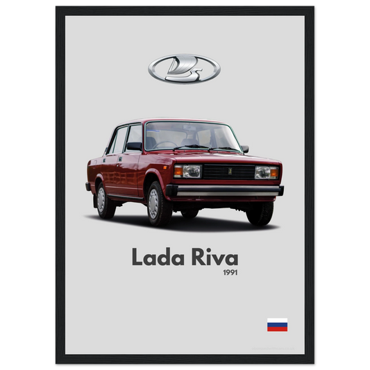 Lada Riva Poster - Minimalist Collection