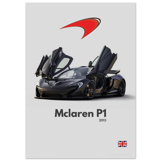 Mclaren P1 Poster - Minimalist Collection