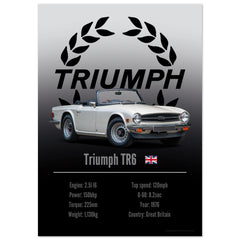 383 Triumph TR6 Poster - Accent Collection