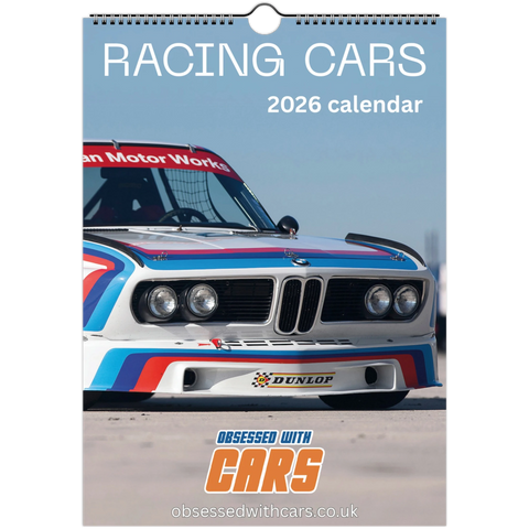 Racing Cars Calendar 2026