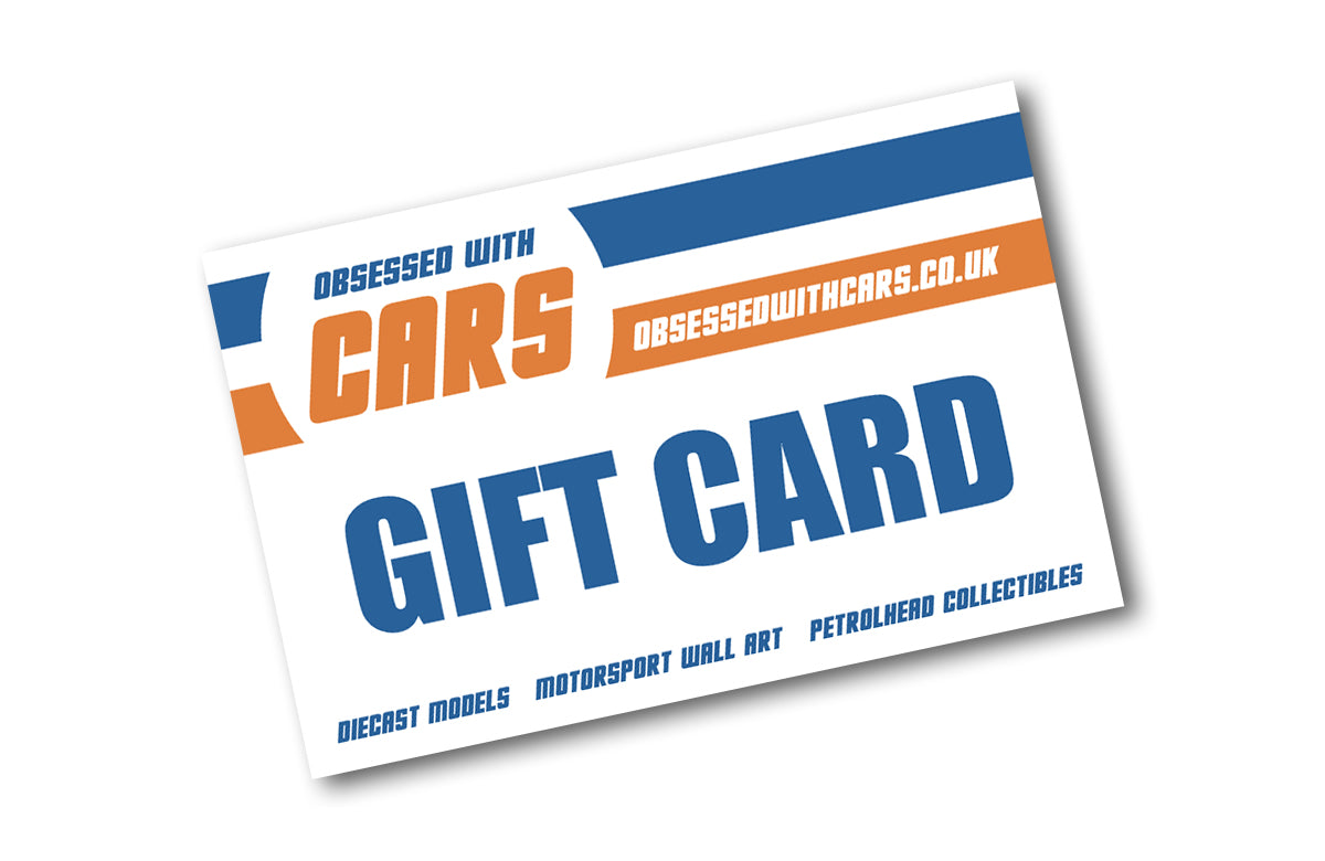 Obsessed With Cars e-Gift Card