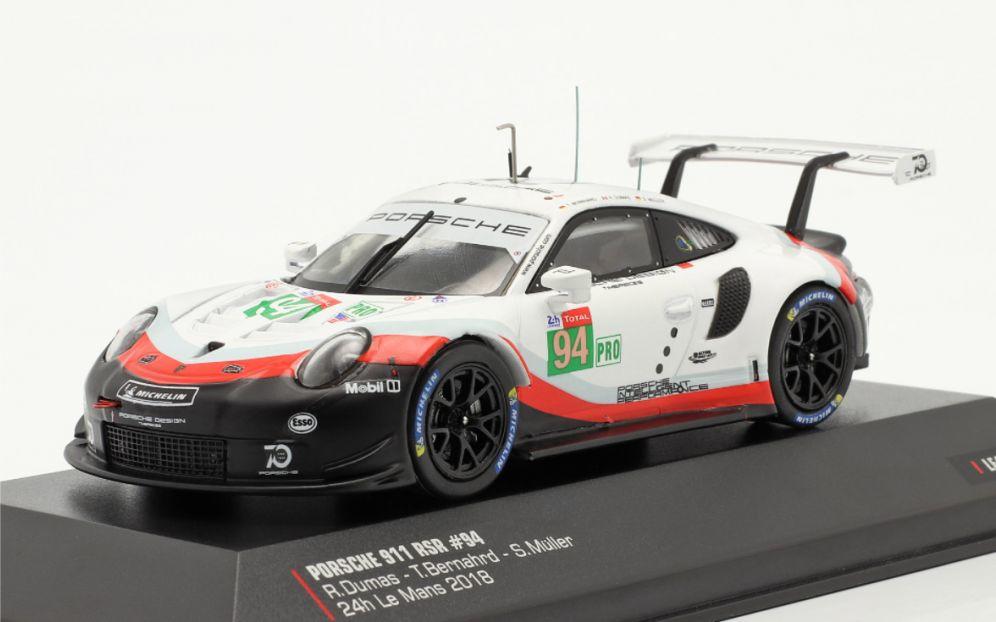 1/43 2018 Porsche 911 RSR #94 - Dumas / Bernhard / Muller - IXO