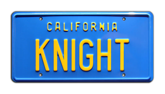 KNIGHT - Knight Rider License Plate