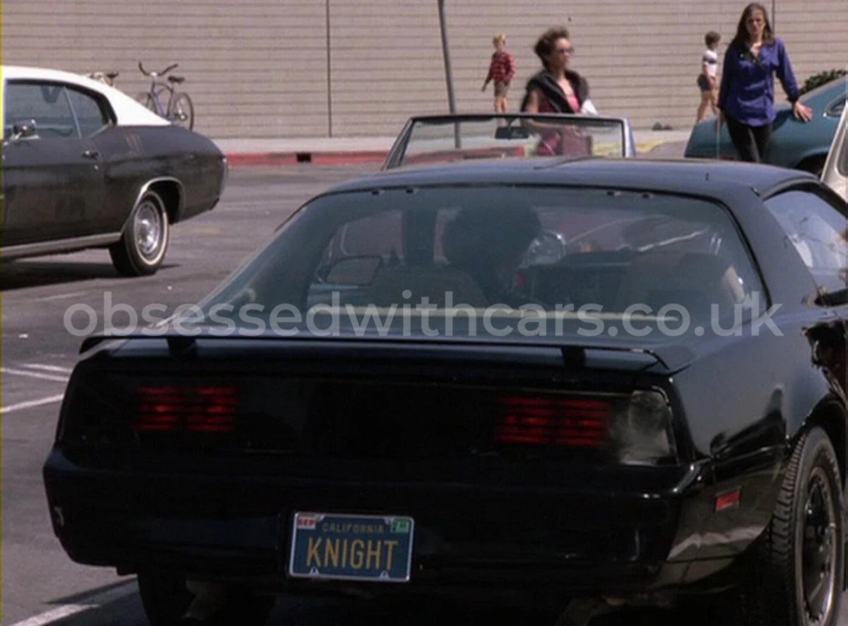 Knight Rider Rear Tag KNIGHT - Knight Rider | License Plate - Obsessed With Cars