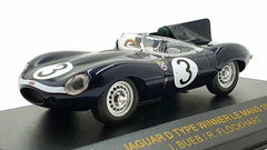 1/43 1957 Jaguar D-Type - Bueb / Flockhart - IXO | Model Le Mans Car