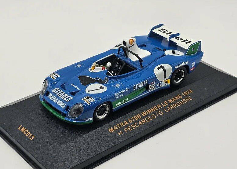 1/43 1974 Matra 670B - Pescarolo / Larrousse - IXO | Model Le Mans Car