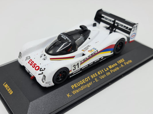 1/43 1992 Peugeot 905 #31 - Wendlinger / van de Poele / Ferté - IXO | Model Le Mans Car