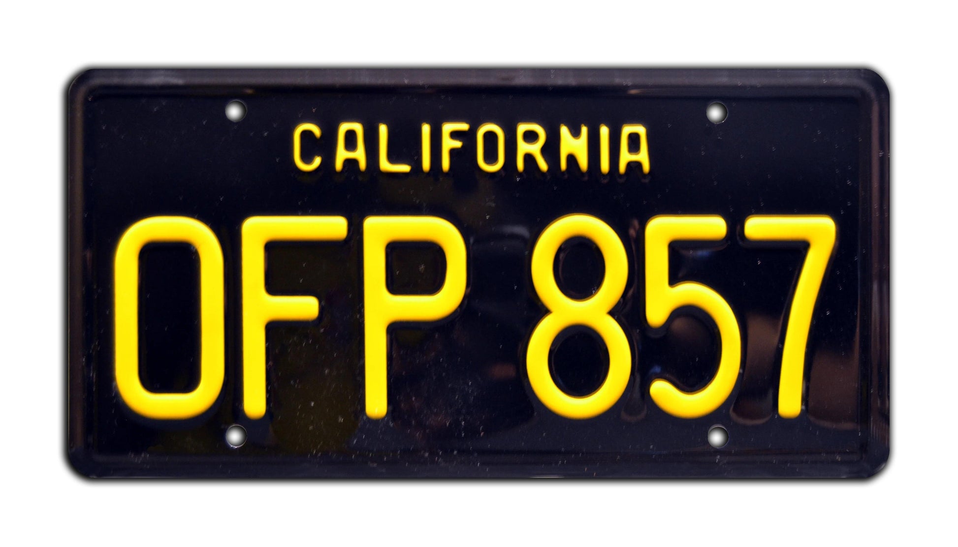 OFP 857 - Herbie the Love Bug License Plate