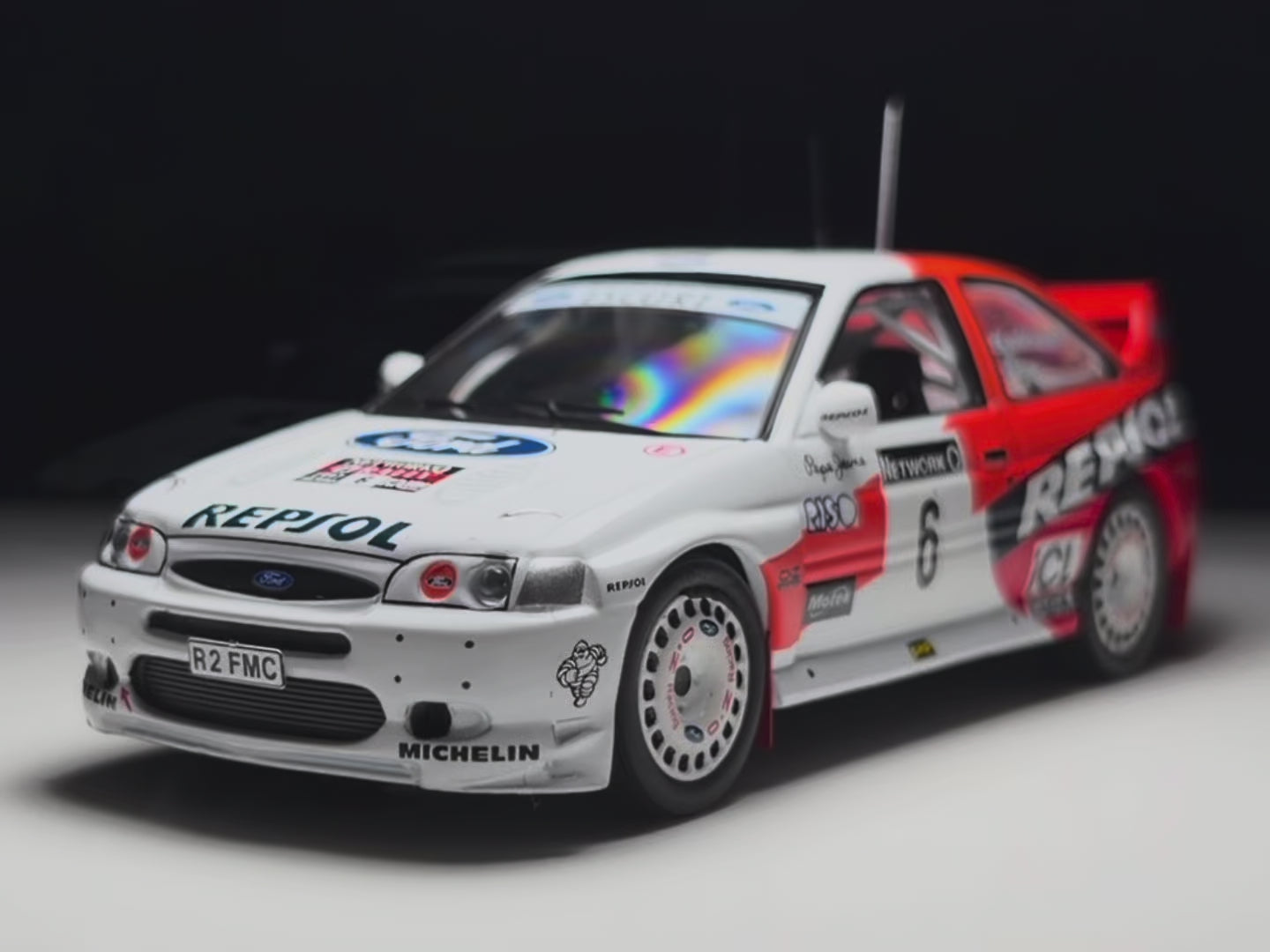 1/43 1997 Ford Escort WRC - RAC Rally - Kankkunen / Repo | Model Rally Car