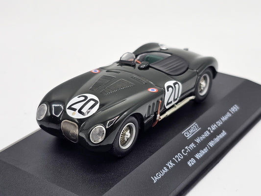 1/43 1951 Jaguar XK120 C-Type - Walker / Whitehead - Quartzo