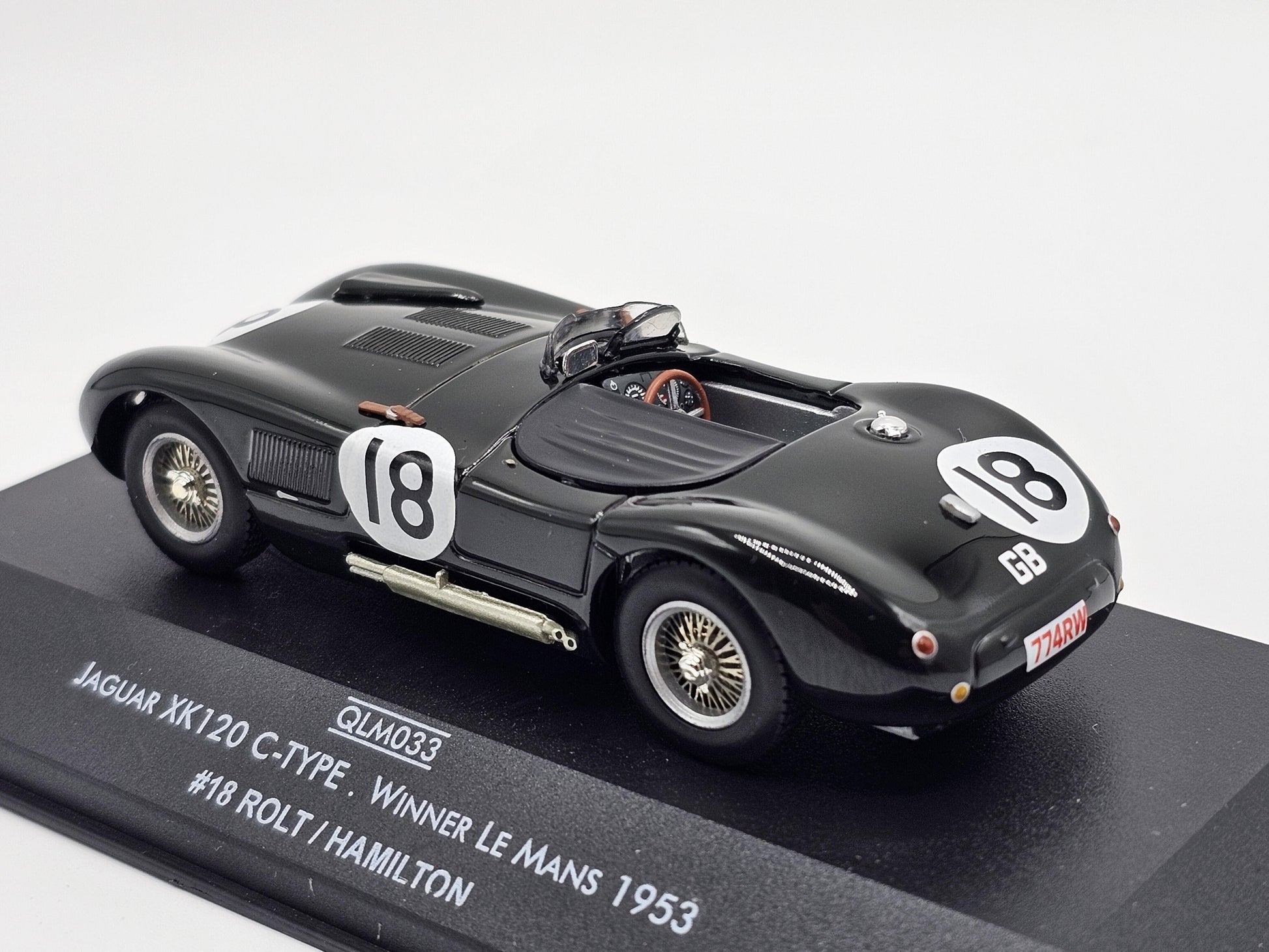 1/43 1953 Jaguar XK120 C-Type - Rolt / Hamilton - Quartzo