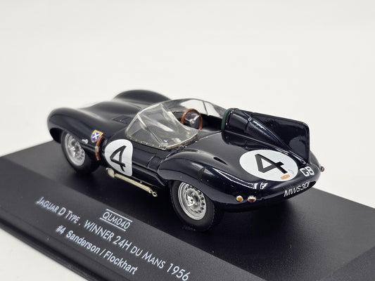 1/43 1956 Jaguar D-Type - Sanderson / Flockhart - Quartzo | Model Le Mans Car