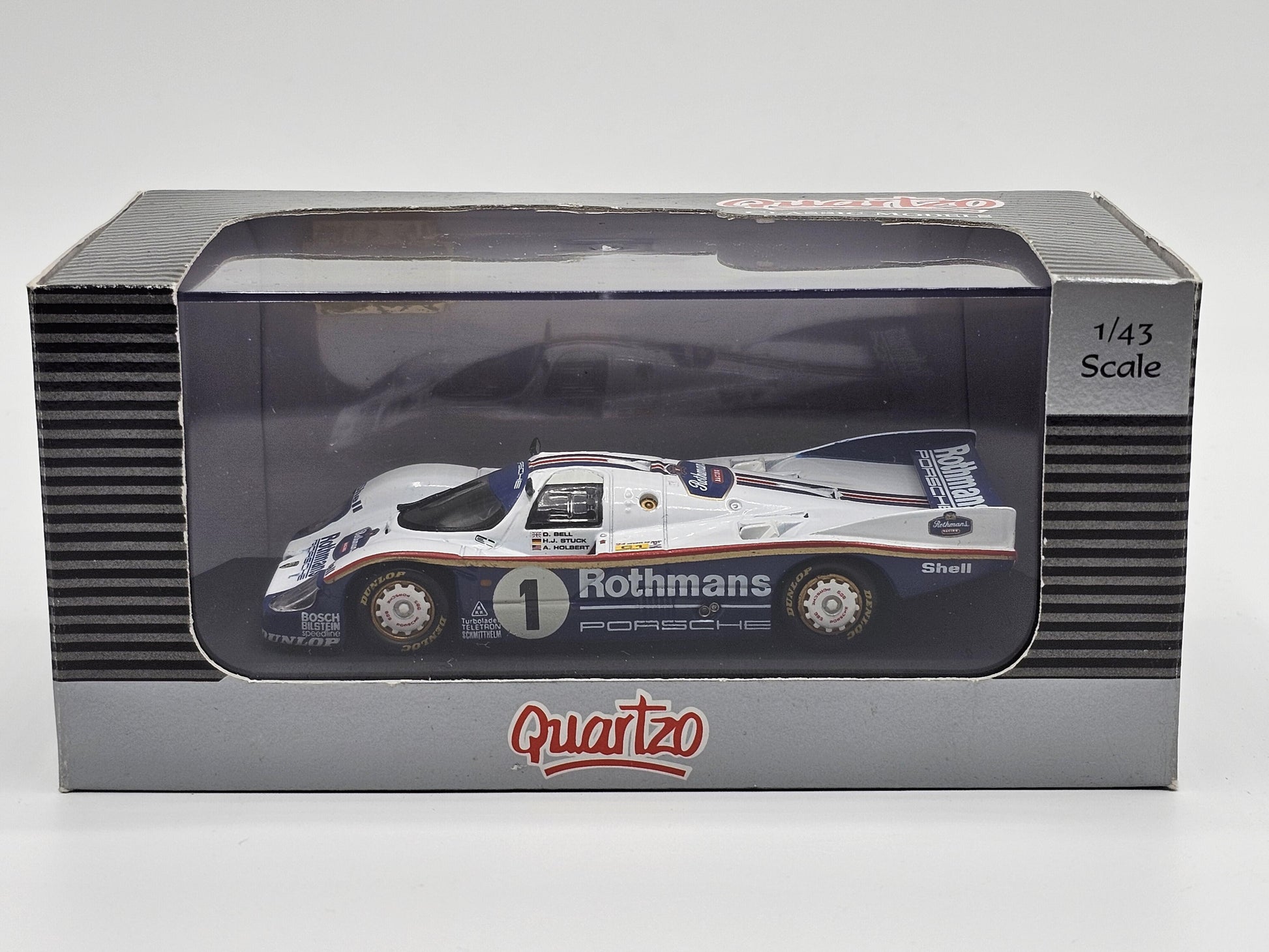 1/43 1986 Porsche 962 C Long Tail "Rothmans" - Bell / Holbert / Stuck - Quartzo