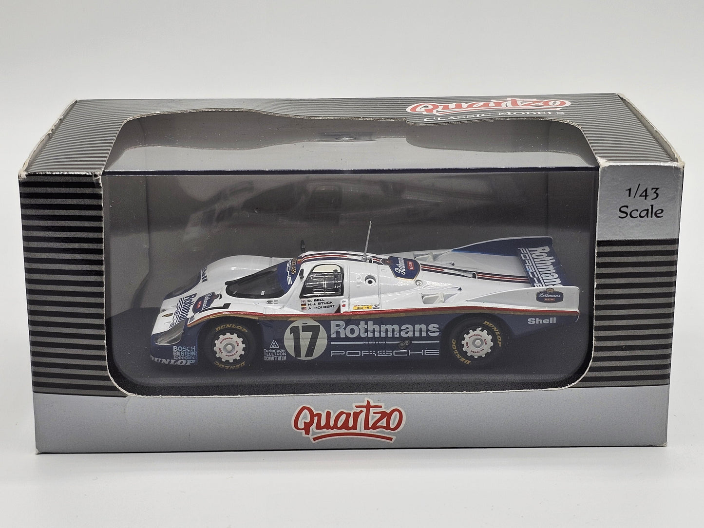 1/43 1987 Porsche 962 C Long Tail "Rothmans" - Bell / Stuck / Holbert - Quartzo