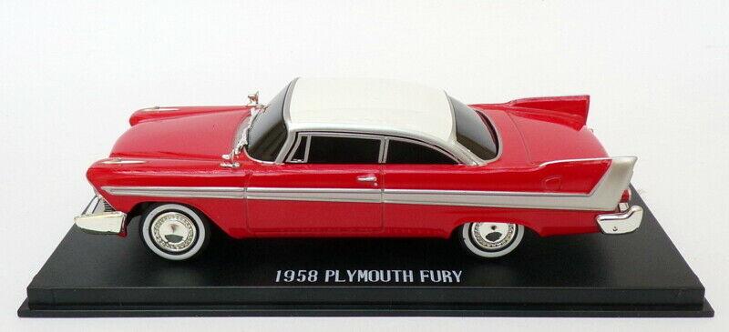 Voiture miniature PLYMOUTH FURY 1958 CHRISTINE 1983 EVIL VERSION VITRES NOIRES - Collection Voiture miniature PLYMOUTH FURY 1958 CHRISTINE 1983 EVIL VERSION VITRES NOIRES - Collection