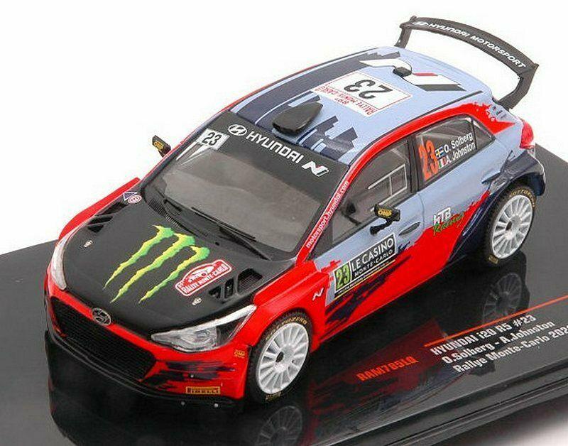 1/43 2021 Hyundai i20 Coupe R5 - Monte Carlo Rally - Solberg / Johnston