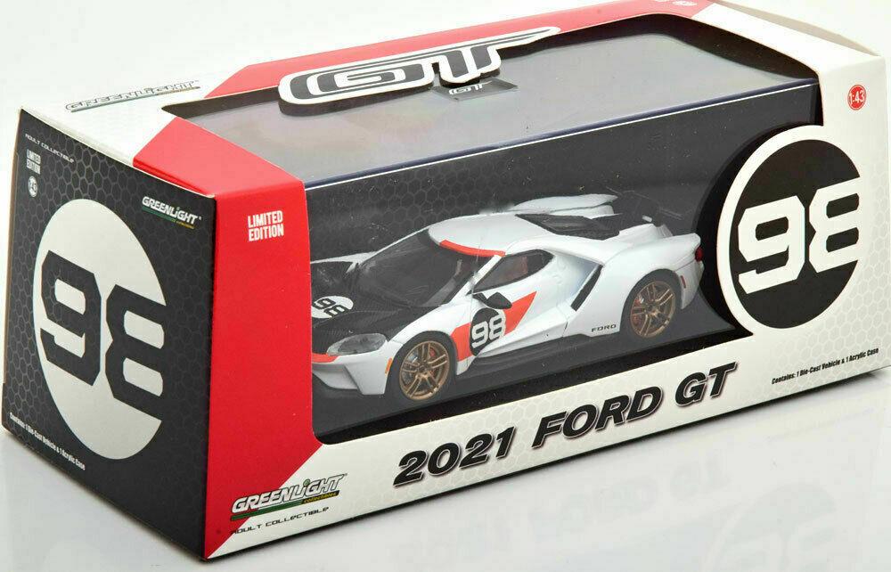 1/43 2021 Ford GT Heritage Edition - Ken Miles / Lloyd Ruby Tribute | Model Car