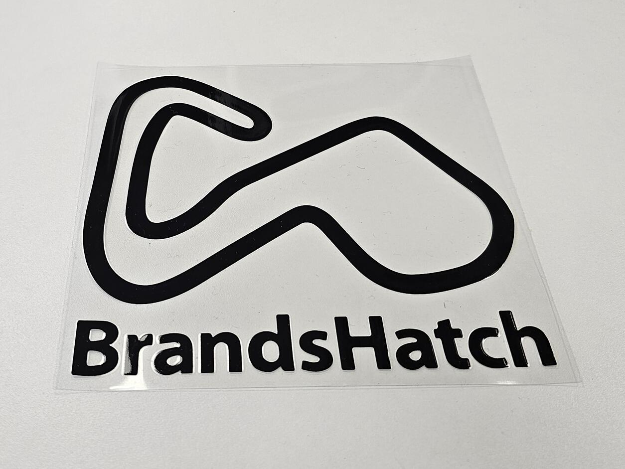 Brands Hatch Race Track Outline Decal Sticker