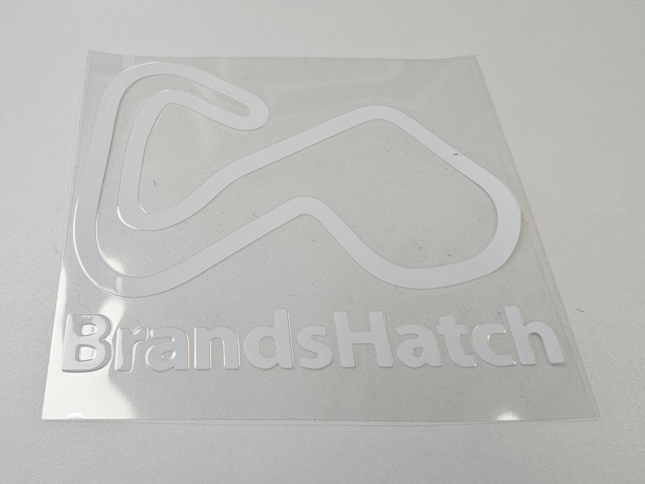 Brands Hatch Race Track Outline Decal Sticker