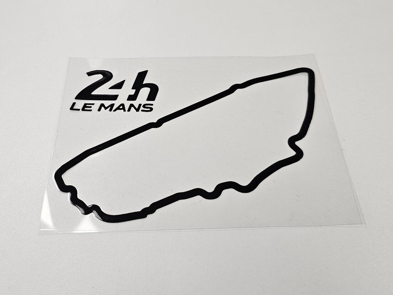 Le Mans Race Track Outline Decal Sticker