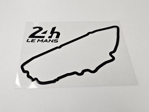 Le Mans Race Track Outline Decal Sticker