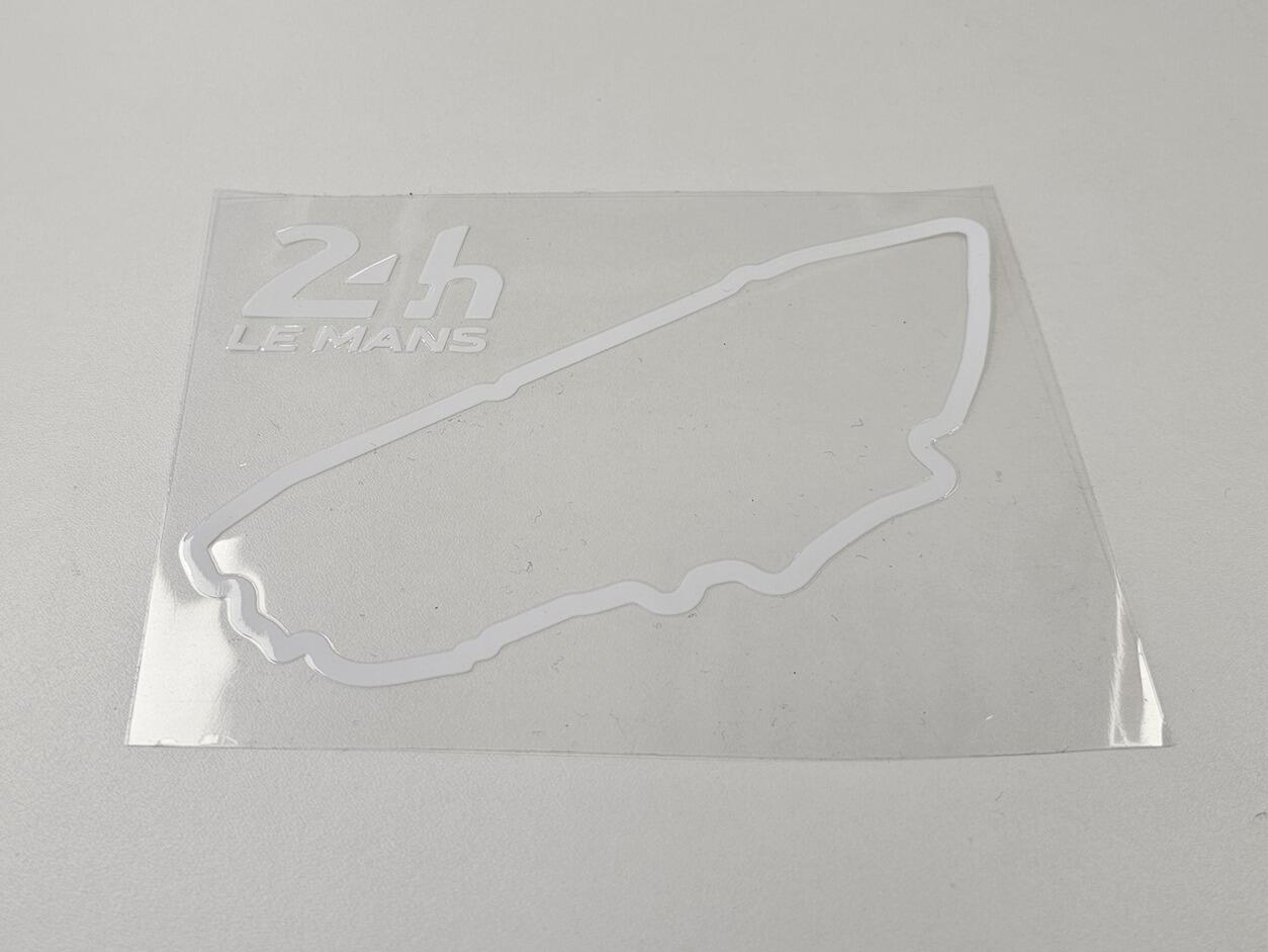 Le Mans Race Track Outline Decal Sticker