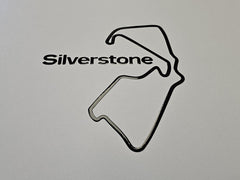 Silverstone Race Track Outline Decal Sticker
