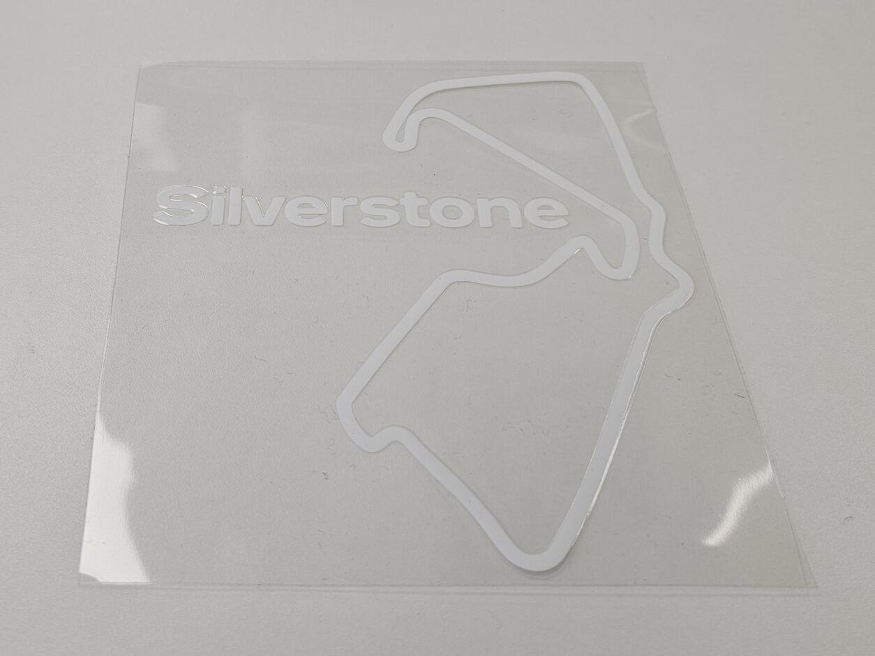 Silverstone Race Track Outline Decal Sticker